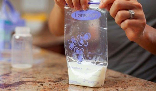 Cần bảo quản túi sữa đúng cách