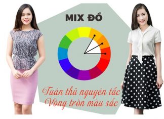 Cách phối màu sắc trang phục chuẩn theo bảng màu thời trang cho chị em U30 phối màu sắc trang phục chuẩn theo bảng màu thời trang 01