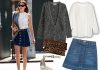 Chân váy Jean: 15 cách phối đồ với chân váy Jean ôm cực chất Chân váy Jean (bò) ôm cực chất