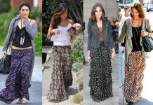 Các cách phối đồ với chân váy maxi dài đẹp dành cho các chị em Các cách phối đồ với chân váy maxi 13