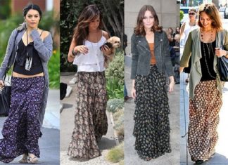 Các cách phối đồ với chân váy maxi dài đẹp dành cho các chị em Các cách phối đồ với chân váy maxi 13