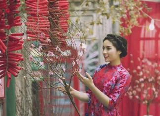 Tổng hợp 15 mẫu áo dài cổ tròn đẹp nhất năm 2022 ao-dai-14