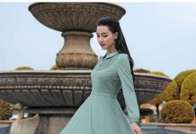 Các mẫu váy đầm Vintage cổ điển đẹp phong cách sang trọng dam-vintage