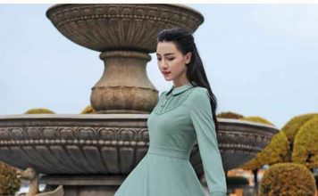 Các mẫu váy đầm Vintage cổ điển đẹp phong cách sang trọng dam-vintage