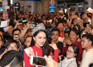 Tân Hoa Hậu Chuyển giới Quốc tế 2018 về nước trong sự đón tiếp nồng hậu của người hâm mộ Tân Hoa Hậu Chuyển giới Quốc tế 2018