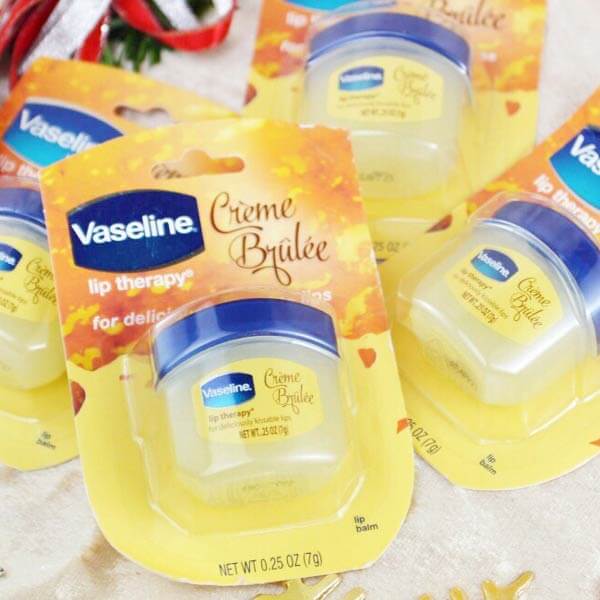 Vaseline Lip Therapy Creme Brulee Son dưỡng môi hương vani