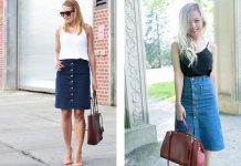 Chân váy Jean kết hợp với giày gì? Cách chọn giày cho chân váy Jean thêm cuốn hút chân váy jean kết hợp với gì