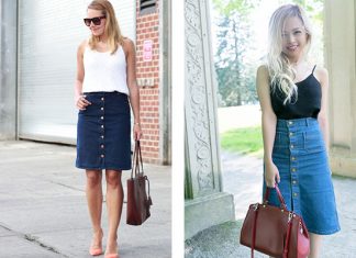 Chân váy Jean kết hợp với giày gì? Cách chọn giày cho chân váy Jean thêm cuốn hút chân váy jean kết hợp với gì