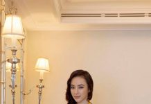 Sao Việt chuộng trang phục mang sắc màu của nắng cho mùa hè rực rỡ Sắc vàng rực rỡ được nhiều nhà thiết kế đưa vào bộ sưu tập mới của mình. Angela thanh lịch và sang trọng cùng áo dài cách tân của Công Trí.