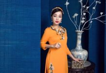 Các mẫu áo dài truyền thống cổ tròn đẹp và thời trang nhất Áo dài cổ tròn 2