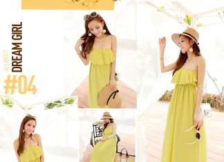 Những kiểu đầm Maxi đi biển cách điệu mới lạ xinh xắn Áo maxi cách điệu cúp ngực