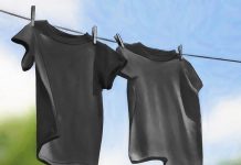 Thủ thuật tự chế thuốc nhuộm vải màu đen đơn giản Sau khi làm xong cách nhuộm vải màu đen tại nhà bạn hãy đem quần áo đi phơi