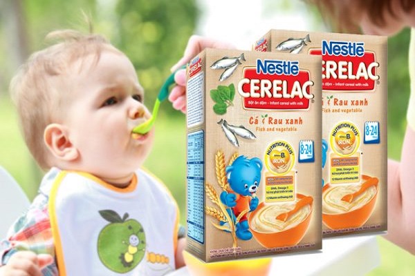 Bột ăn dặm cho bé từ 6 tháng tuổi Nestle Cerelac