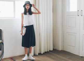 13 cách phối đồ với chân váy dài cực đẹp và trẻ trung 13 cách phối đồ với chân váy dài cực đẹp và trẻ trung