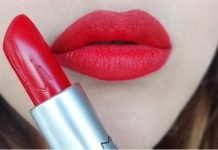 Son MAC Ruby Woo – màu đỏ “thần thánh” đẹp bất chấp thời gian Son Mac ruby woo