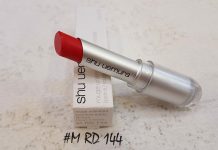 Son Shu 144 – màu đỏ tươi cho cô nàng quyến rũ Son Shu 144 đẹp miễn chê