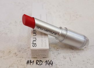 Son Shu 144 – màu đỏ tươi cho cô nàng quyến rũ Son Shu 144 đẹp miễn chê