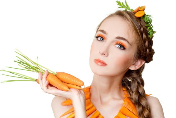 Cách làm trắng da tự nhiên với cà rốt