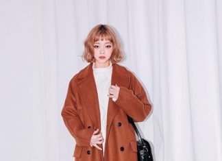 Những típ để diện thời trang áo dạ Hàn Quốc thật trending