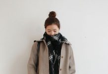 Mix đồ vừa ấm vừa xinh đẹp cùng áo lạnh Hàn Quốc