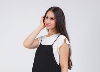 Váy đầm công sở tay dài cho mùa thu đông thêm sắc màu