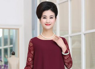 Tổng hợp mẫu váy đầm công sở cho tuổi trung niên đẹp nhất 2021