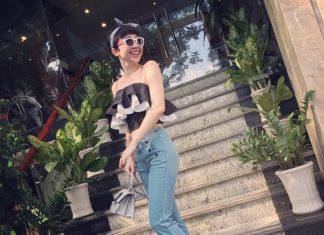 Quần ống rộng Hàn Quốc cách điệu cho phái đẹp thêm cá tính