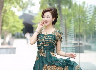 Những mẫu váy đầm bầu yếm công sở cho mẹ bầu tự tin