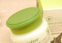 12 loại kem dưỡng ẩm chất lượng tốt mà chị em nên dùng Kem dưỡng ẩm cho da khô Innisfree Green Tea Fresh Cream